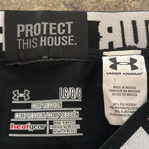 Under Armor LG Black NWOT Protect this House Compression Shorts - Picture 6 of 6